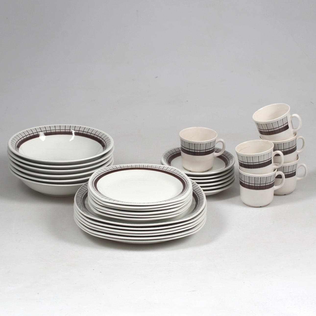 SERVIS, 24 delar, porslin, "Sparta", Upsala-Ekeby/Gefle.