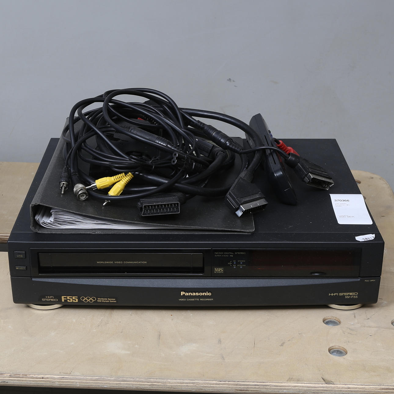 VHS-spelare, Panasonic, HIFI Stereo.