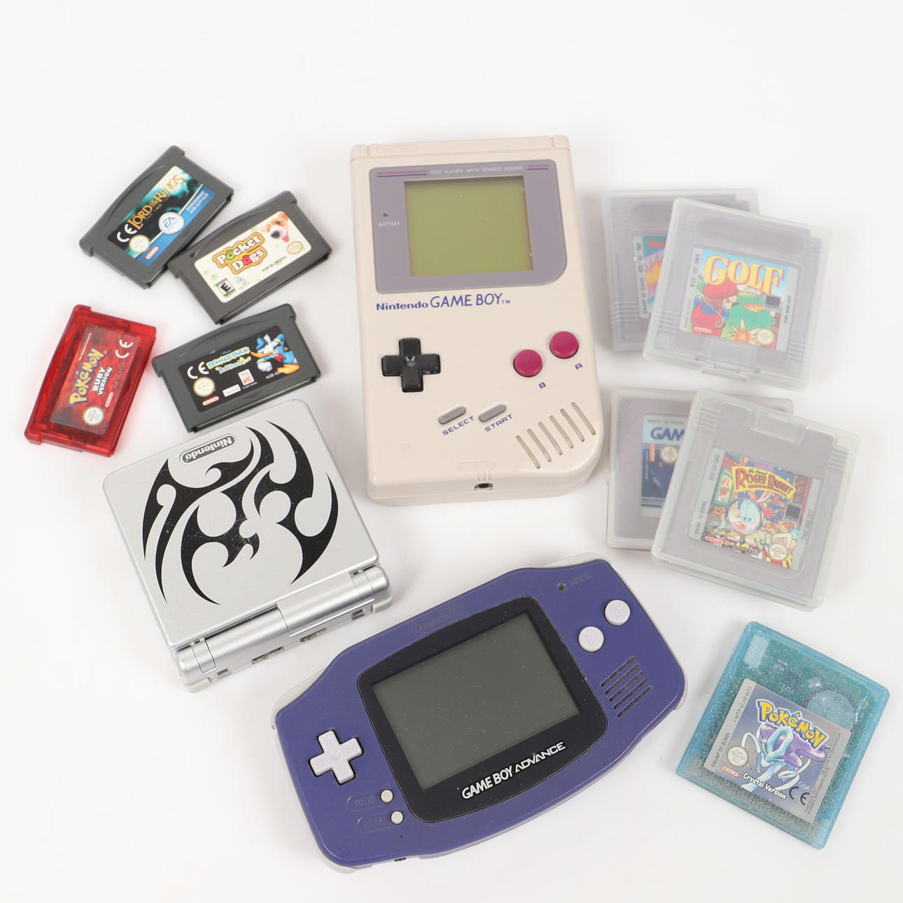 GAMEBOY WITH GAME, 12 pieces, Nintendo.