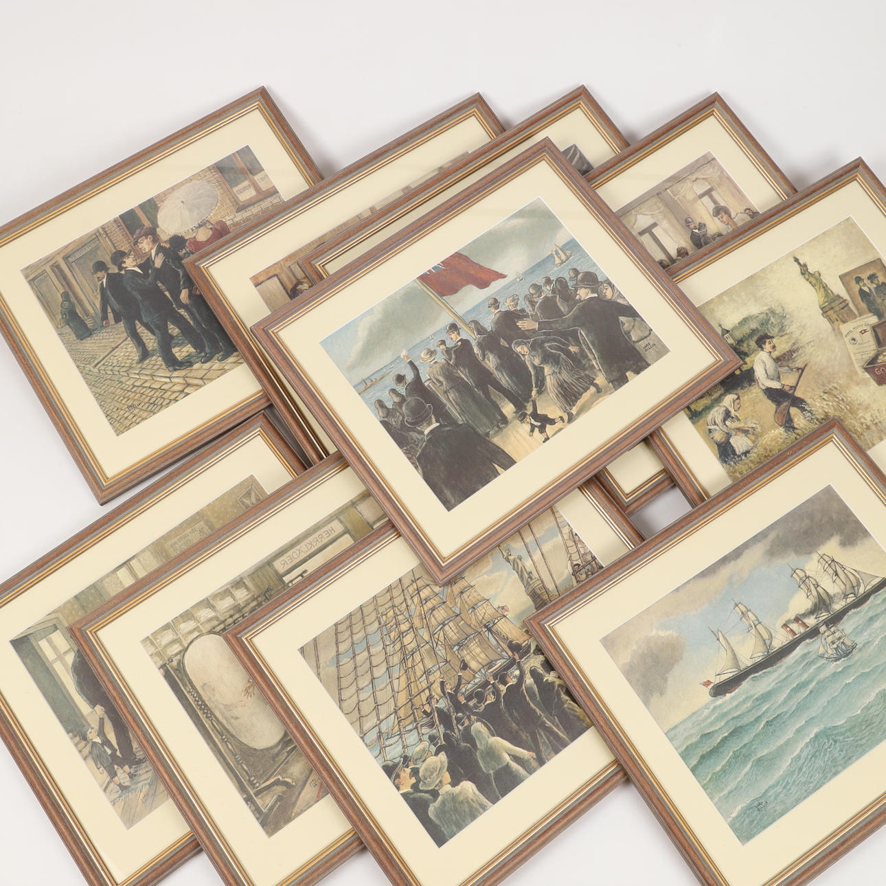 LARS GILLIS. Paintings, 10 Framed Prints.