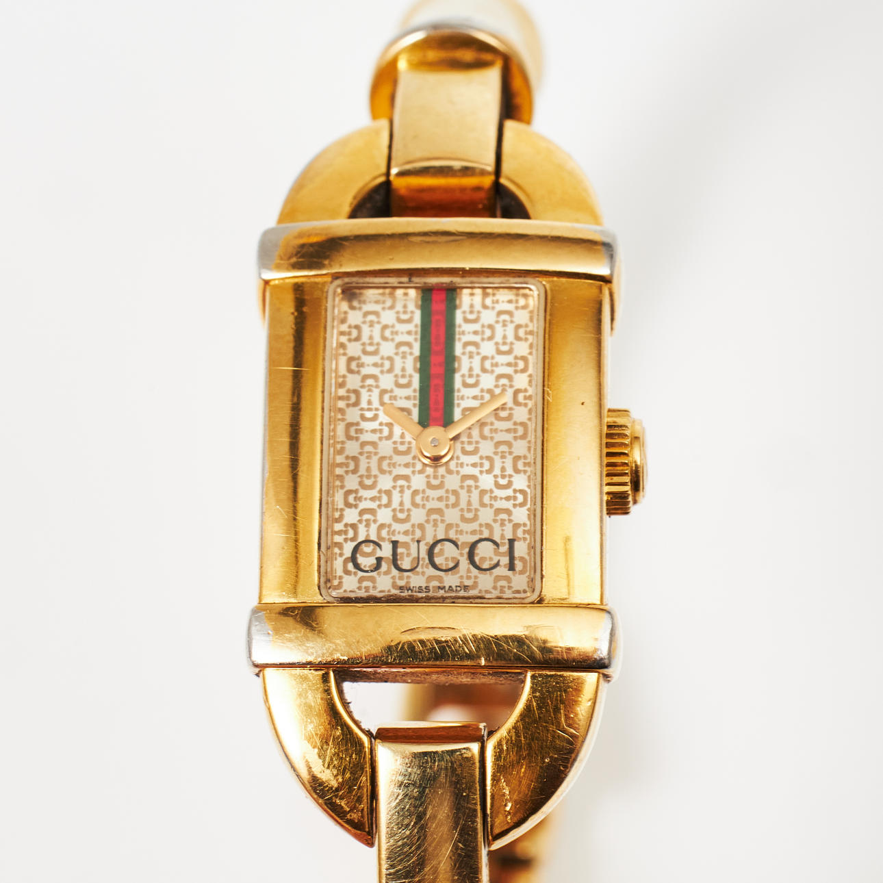 GUCCI, wristwatch, gold.