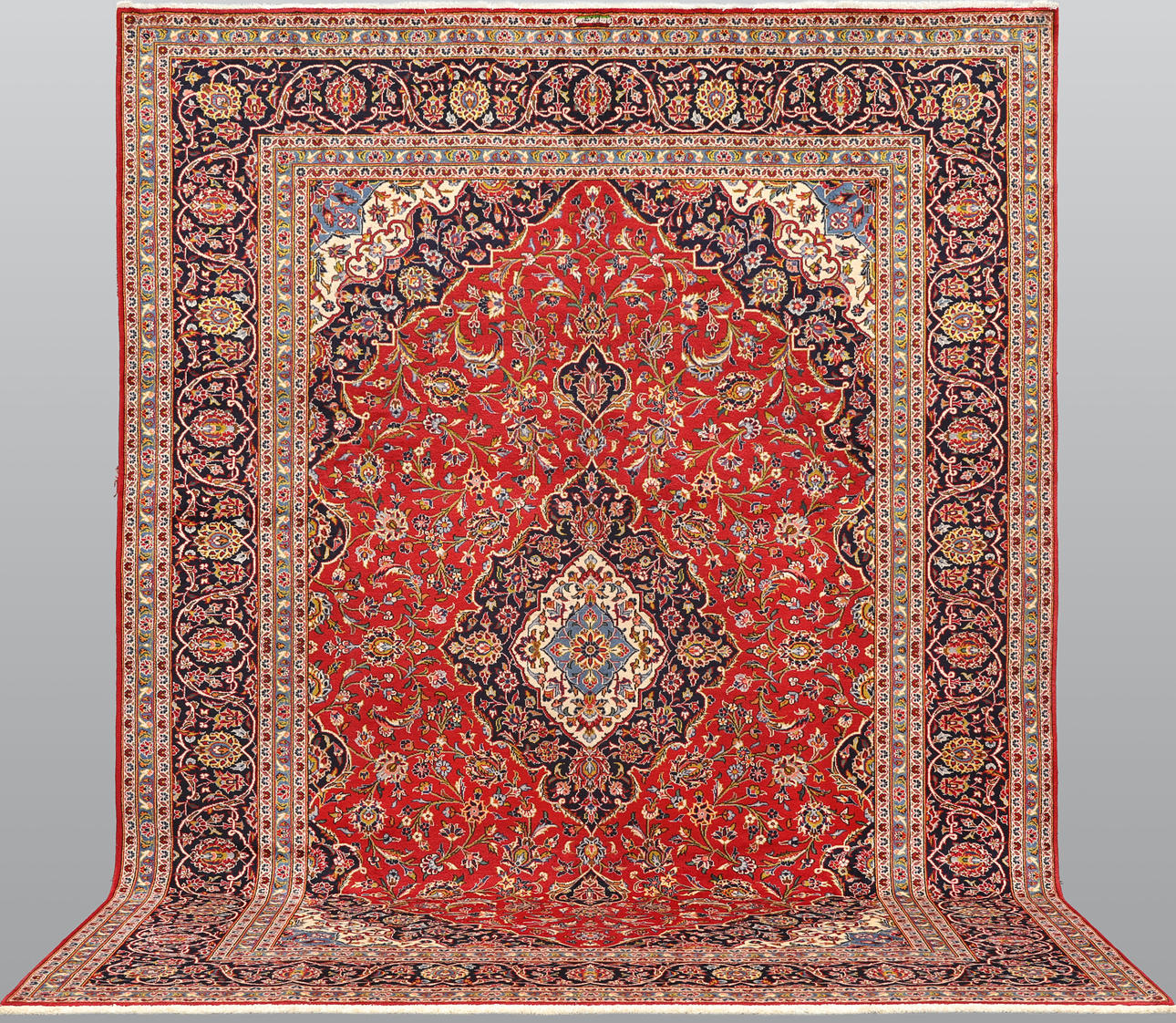 ORIENT CARPET. Keshan, 393 x 296 cm.