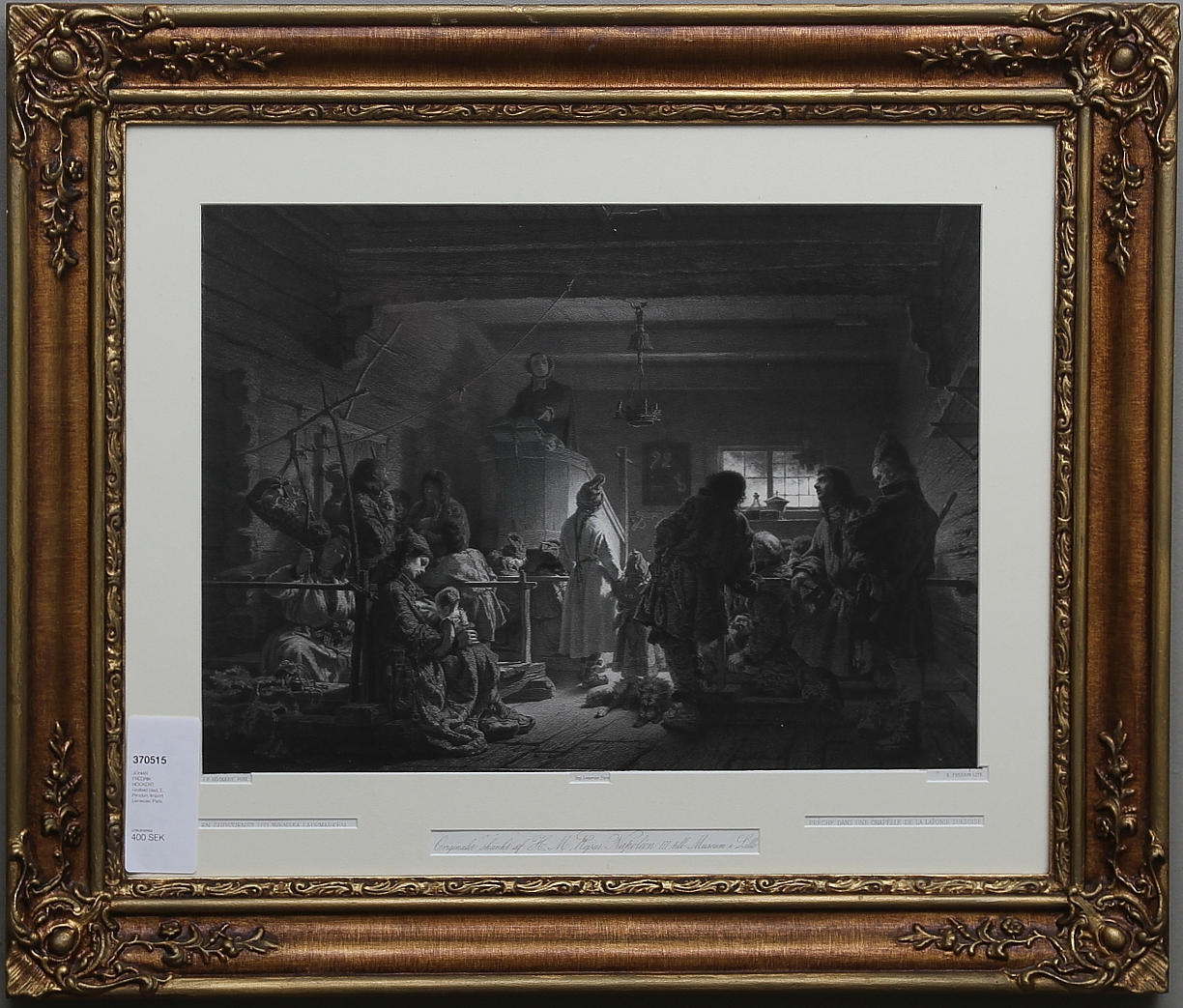 JOHAN FREDRIK HÖCKERT. EFTER. Grafiskt blad, E. Pirodon, Import Lemecier, Paris.