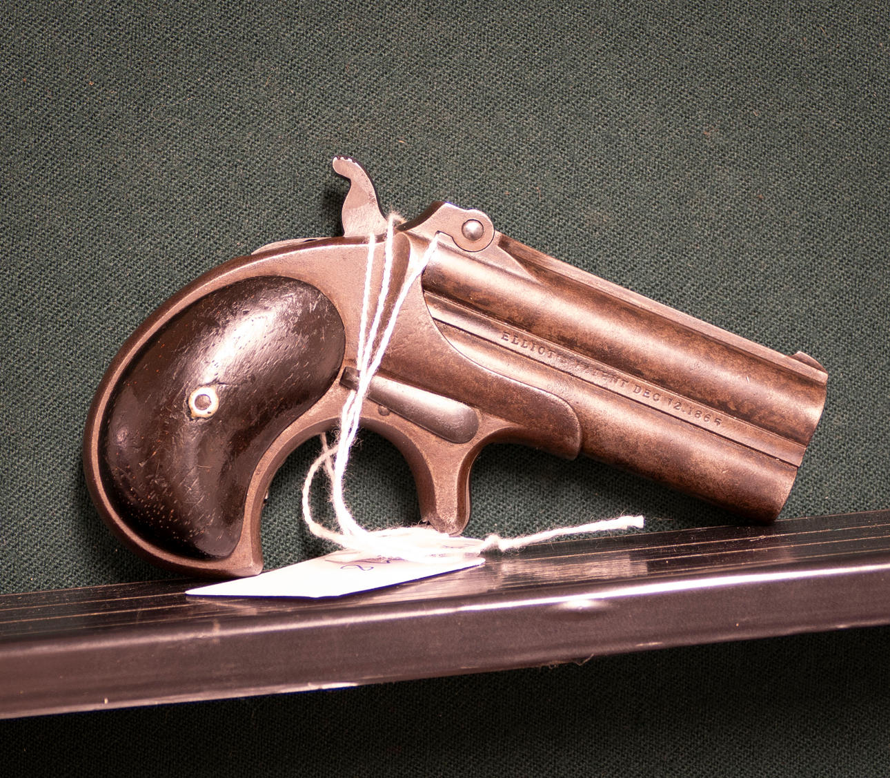 Remington Model Derringer Kaliber 41 Rimfire Tillv.nr. 390. Licensvapen ...