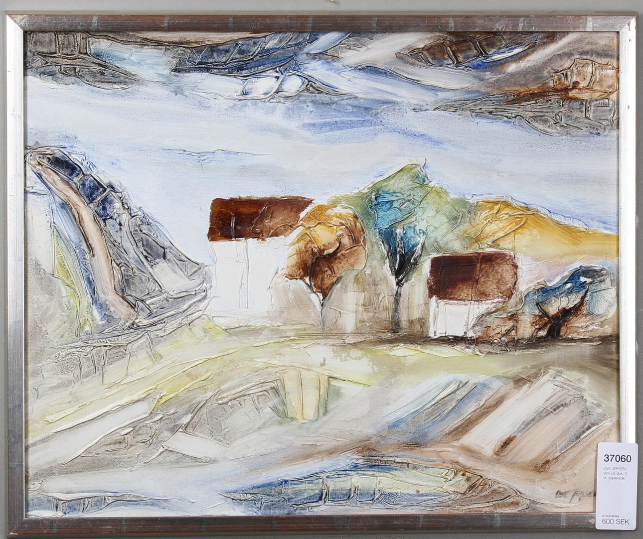 OVE JEPSEN, oljor på duk, 3 st, signerade.