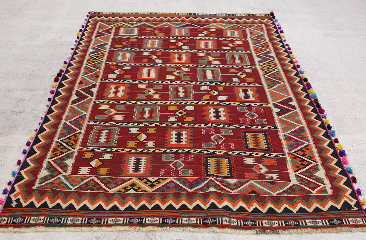 MATTA, Orientalisk, Kelim, Shiraz, 288 x 166 cm.