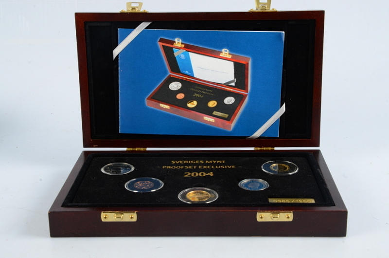 MYNTSET, Sveriges mynt, 2004.