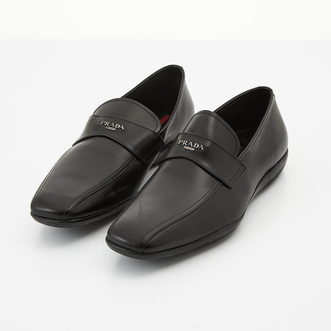 Prada Loafers size 10 Prada unisex loafers. size 10 women 8.5 men... | Depop main image 3