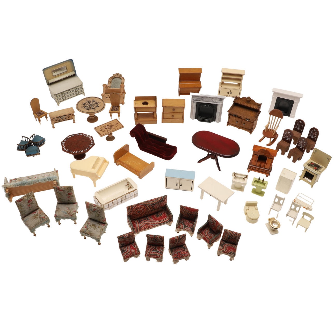 VINTAGE DUKKER HUSMØBLER.