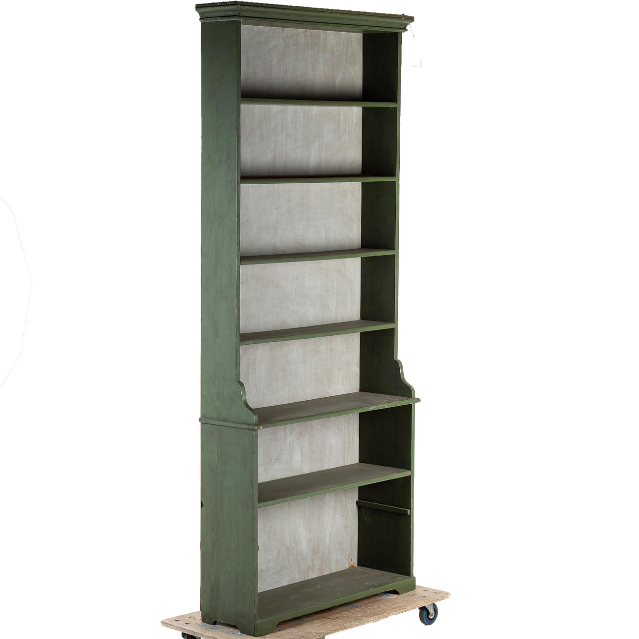 SKAFFERISKÅP, bemålat trä 250 cm.