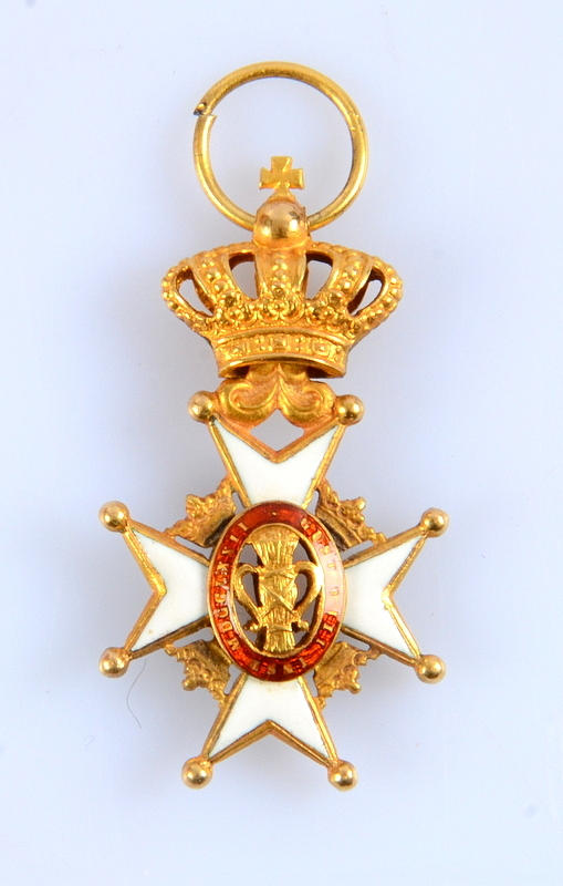 VASAORDEN MINIATYR 18K GULD.