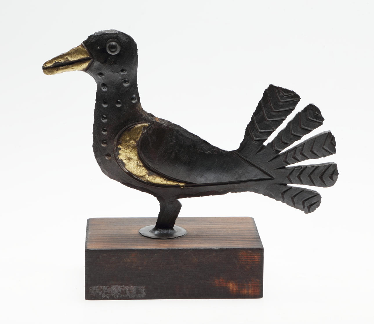 SKULPTUR, tupp, smide, Bertil Vallien, Boda, numrerad 41/975.