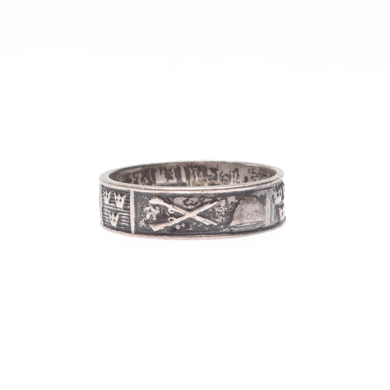 RING, silver, militär, Sverige, 1940.