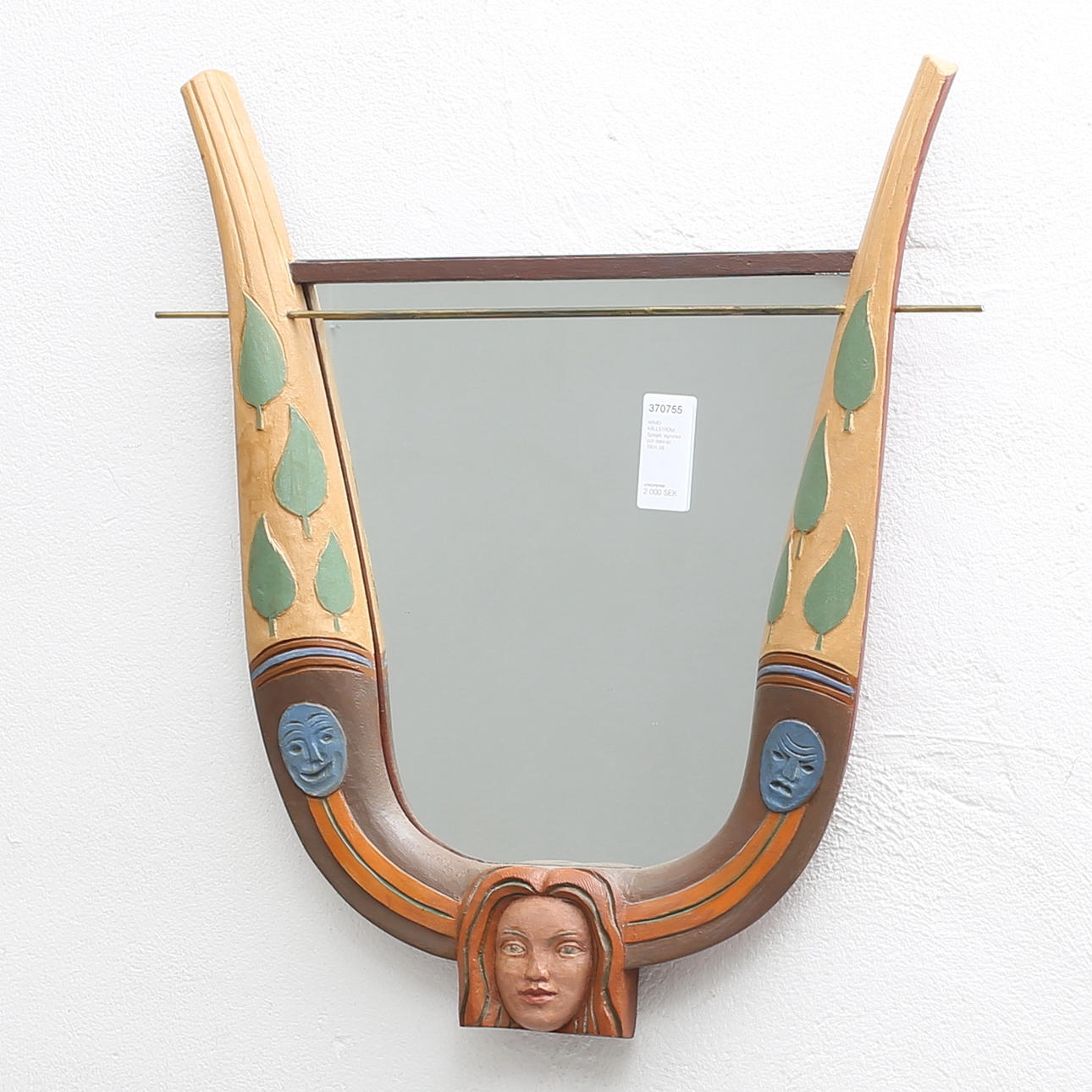 ARVID KÄLLSTRÖM. Spegel, signerad och daterad 1954.