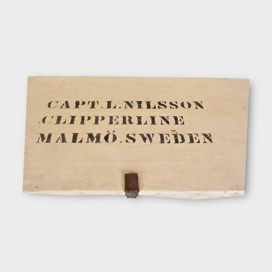 KISTA, trä Capt R Nilsson, Clipperline, Malmö.