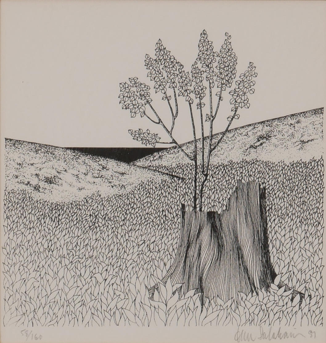 JAN SALAKARI. Lithograph, signed Jan Salakari.