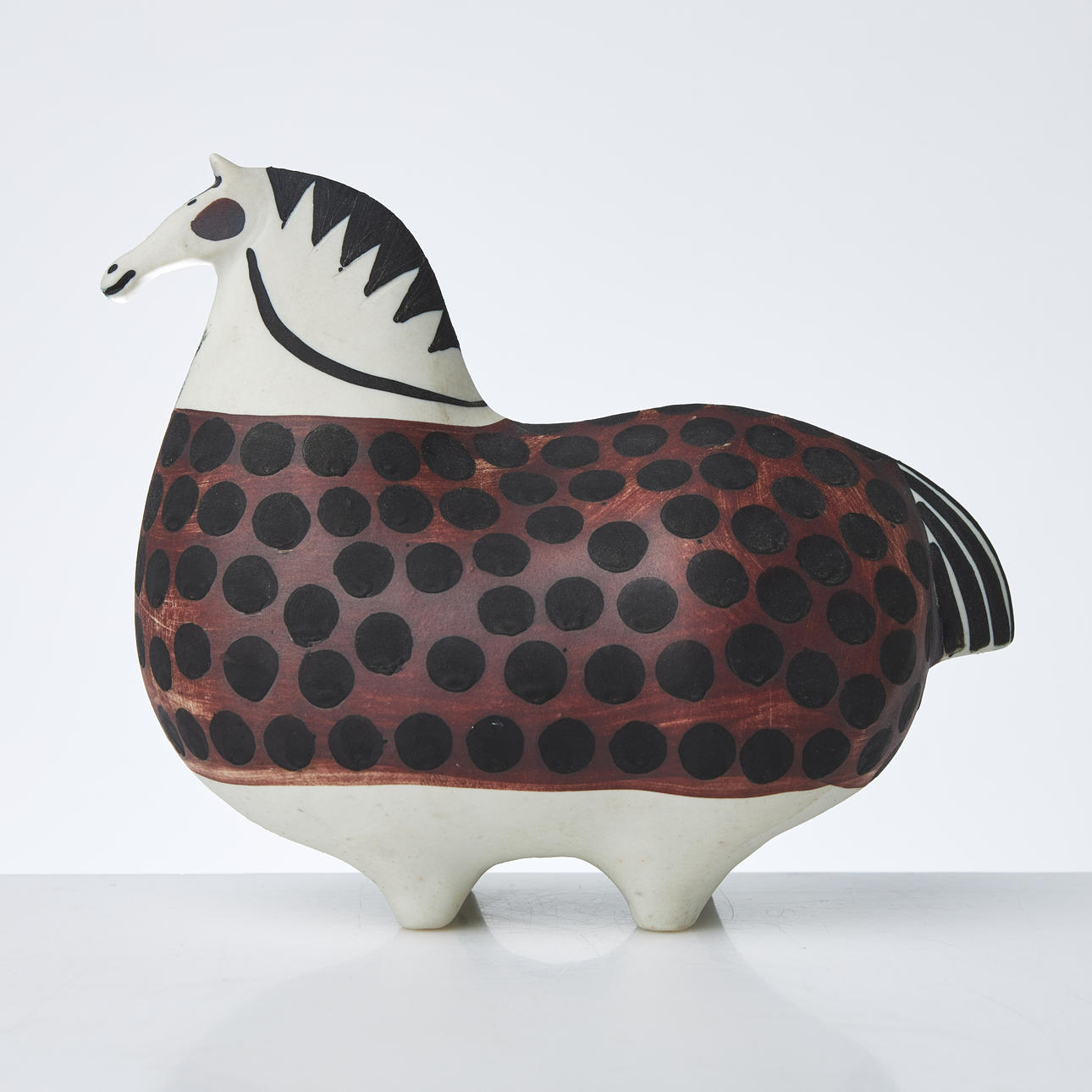 STIG LINDBERG. Eine „Springare“ -Figur aus Steinzeug, Studio Gustavsberg.