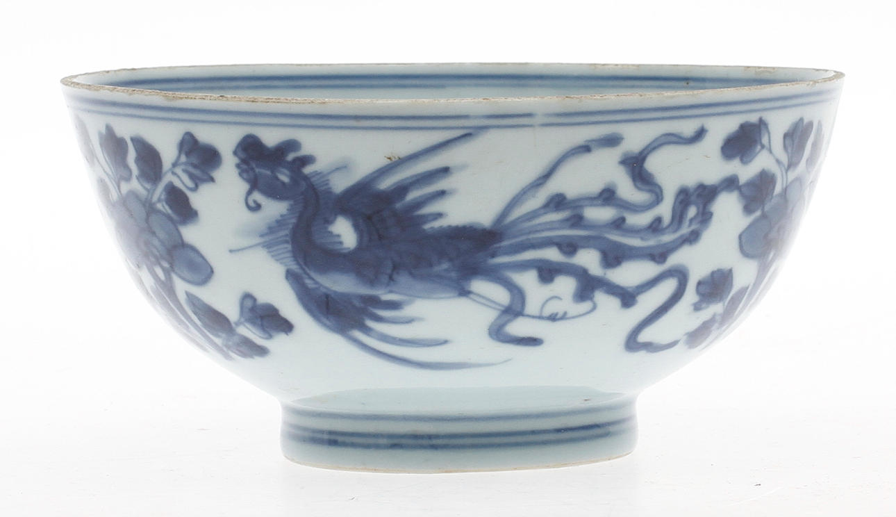 SKÅL, porslin, blåvit, Kina, proveniens M Molvidson AB, Stockholm.
