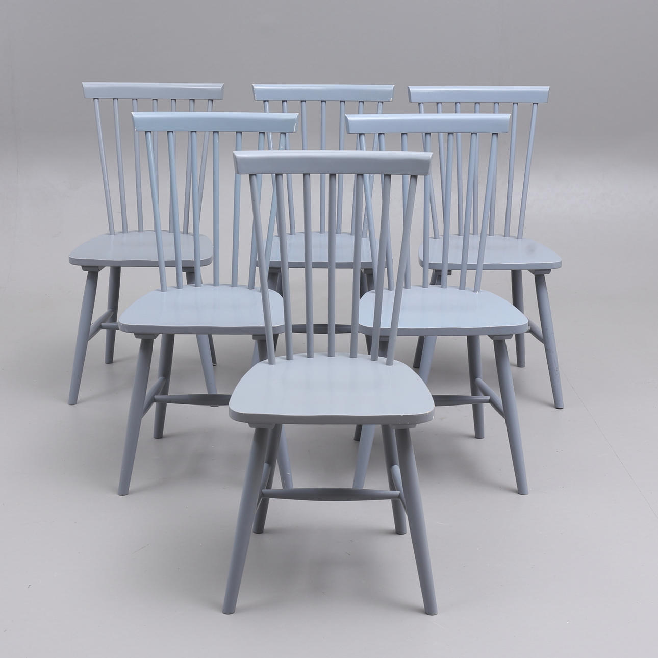 PINNSTOLAR, 6 st, grå, Granhult.