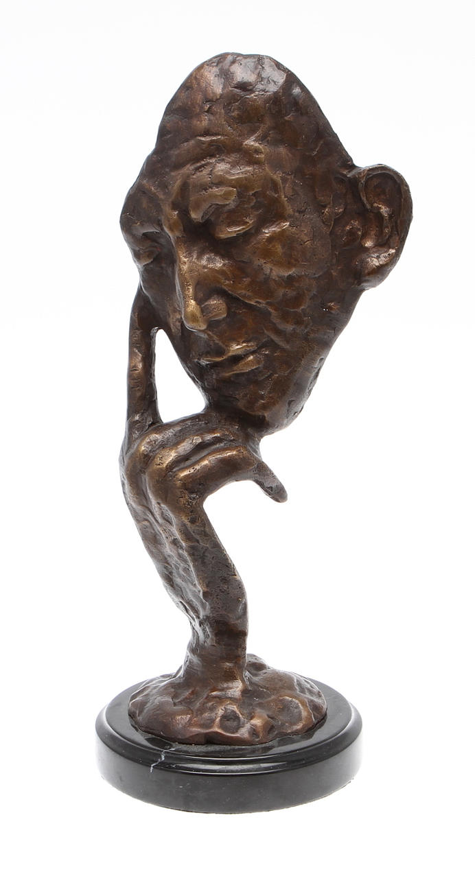 A BARYE. Sculpture, bronze, signed.