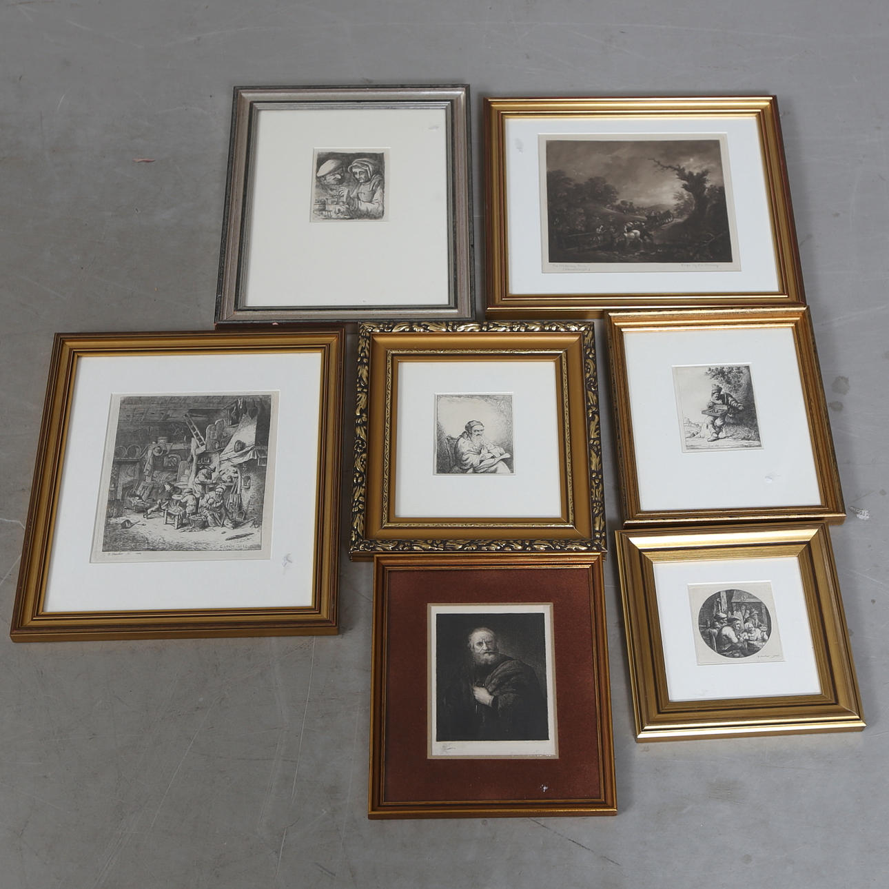 ÆTSNINGER, 7 stk, inklusive David Deuchar efter.