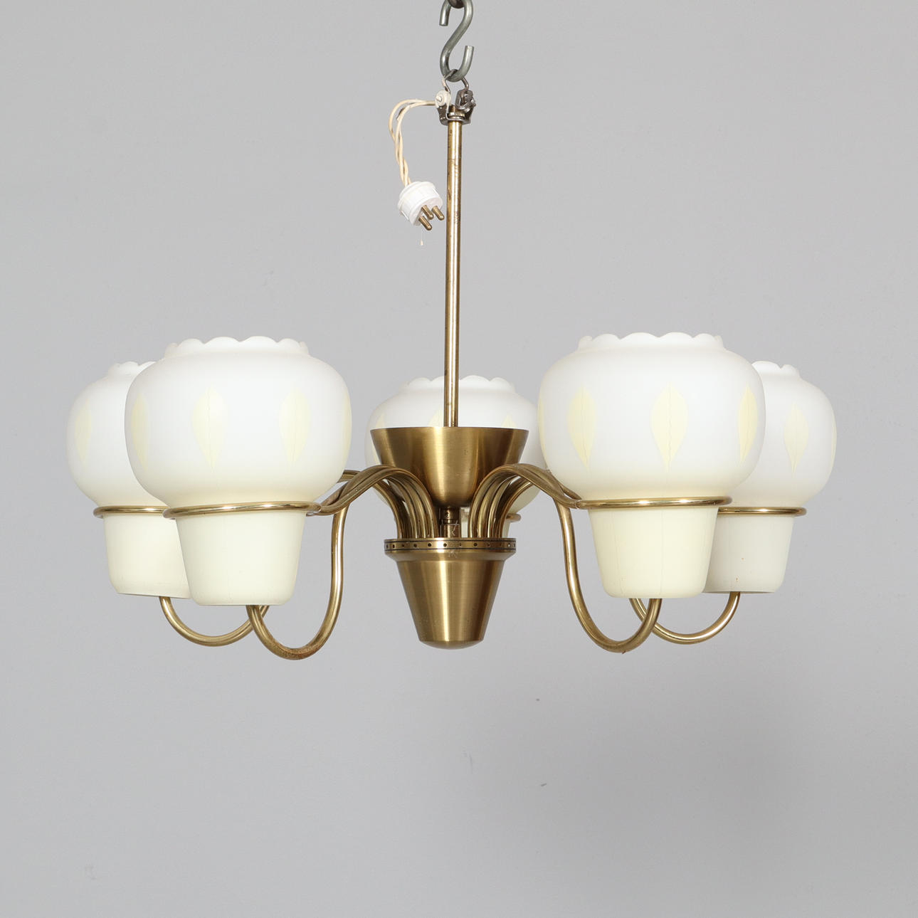 TAKLAMPA, 5-armad, 1950-tal.