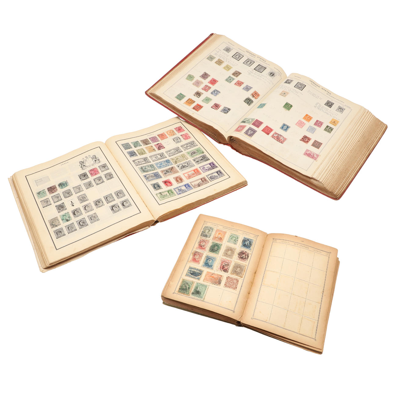 ÁLBUMES DE SELLOS ANTIGUOS.