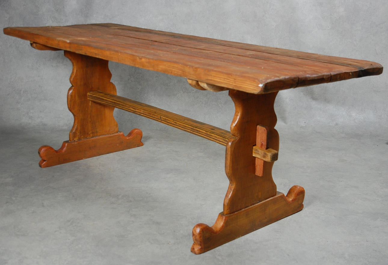 BOCKBORD, allmogestil, 200 cm.