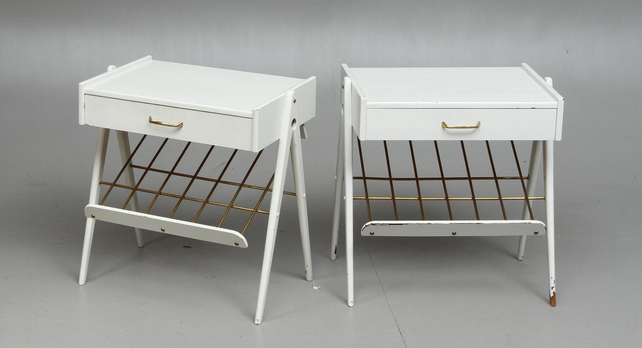 NATTDUKSBORD, 1 par, 1960-tal.