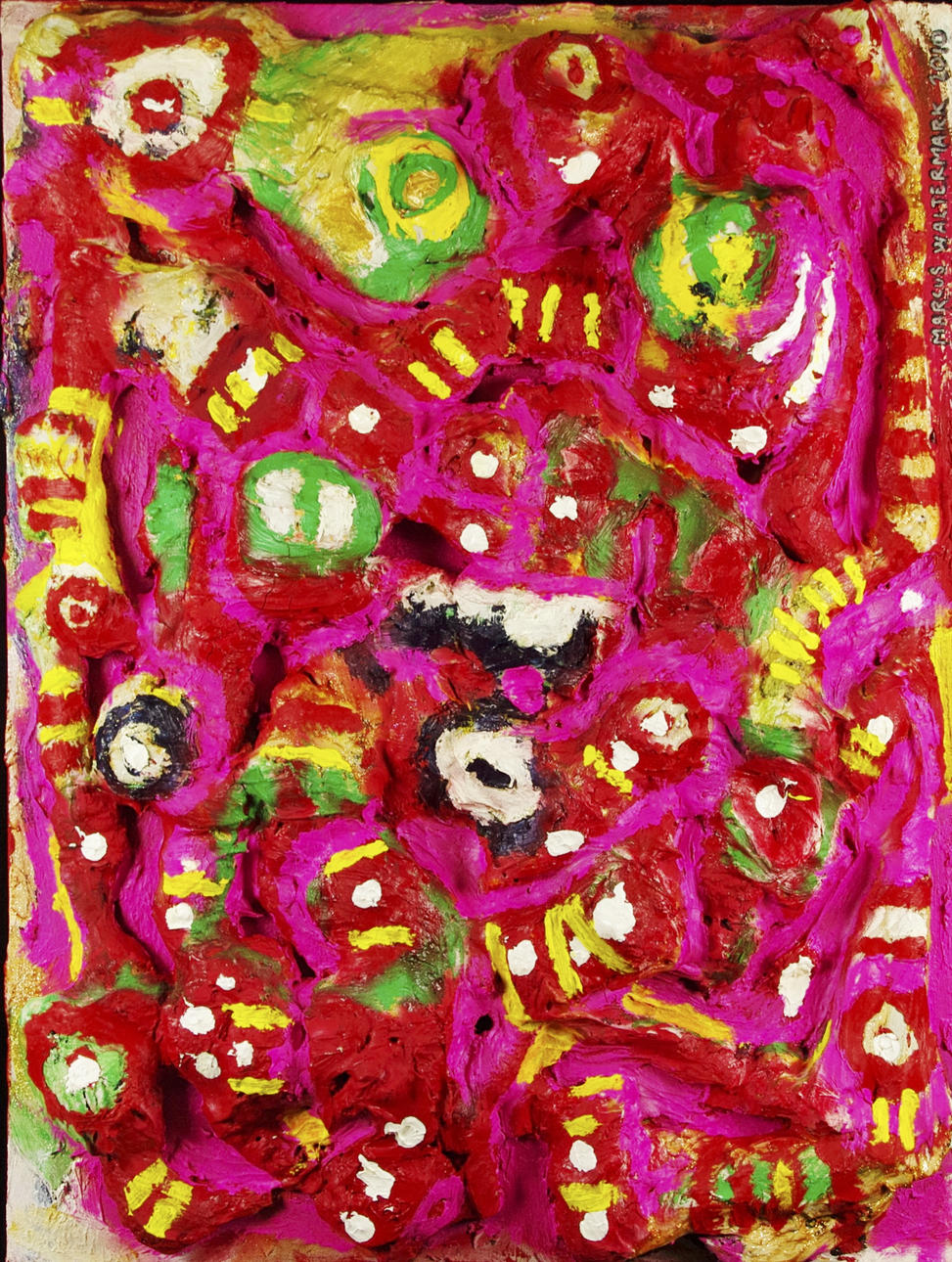 MARCUS WALTERMARK. "Mindscape", blandteknik, signerad 2010.