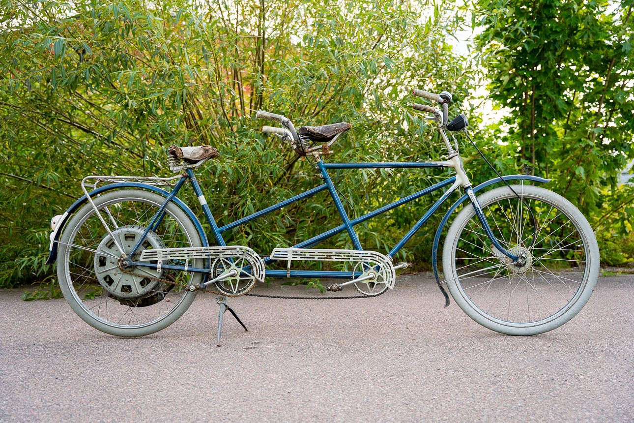 CYCLEMASTER, tandem bicycle Apollo with semi-engine, 1953.