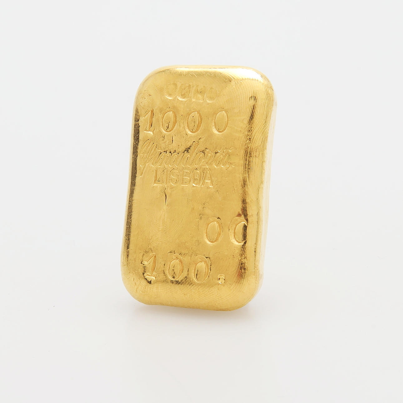 GULDTACKA, guld 24k, vikt 100 gram.