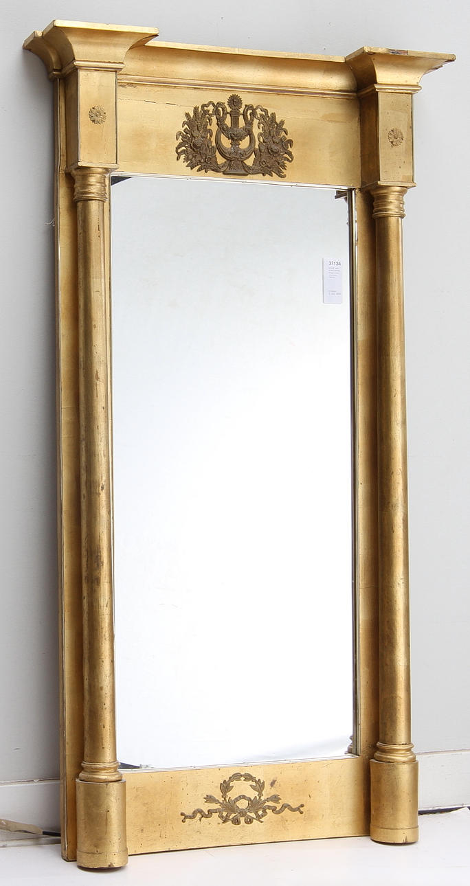 SPEGEL MED KONSOLBORD. Spegel empire, konsolbord 1900-tal.