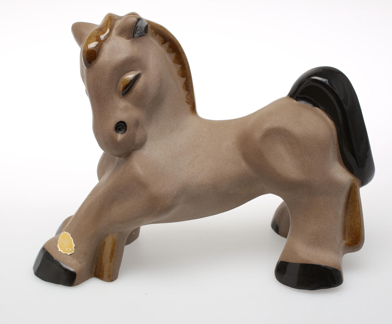 FIGURIN, Häst, Gefle och KERAMIKTAVLOR, 2 st. JIE.