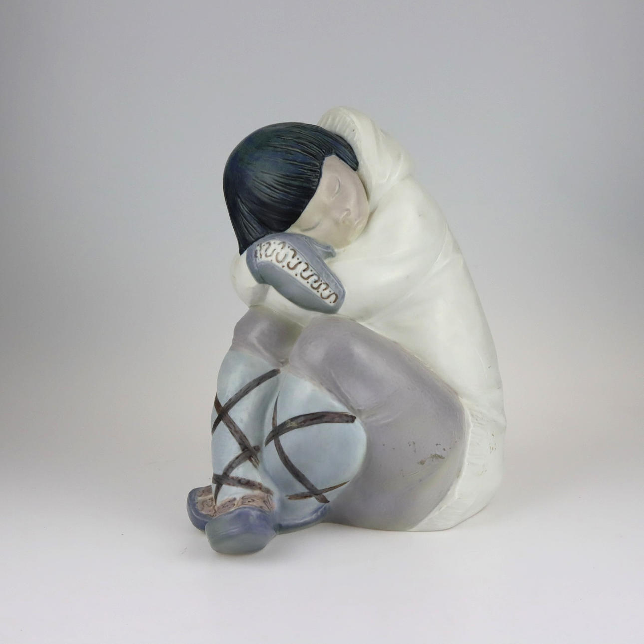 INUIT-LAPSEN, posliini, Lladro, Espanja.