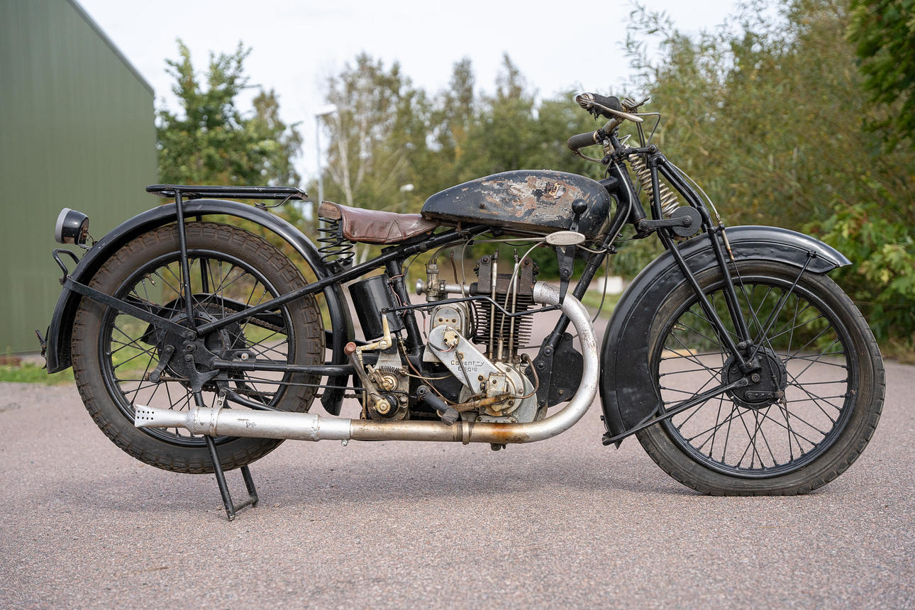 Ein COVENTRY EAGLE von 1929, Modell 350.