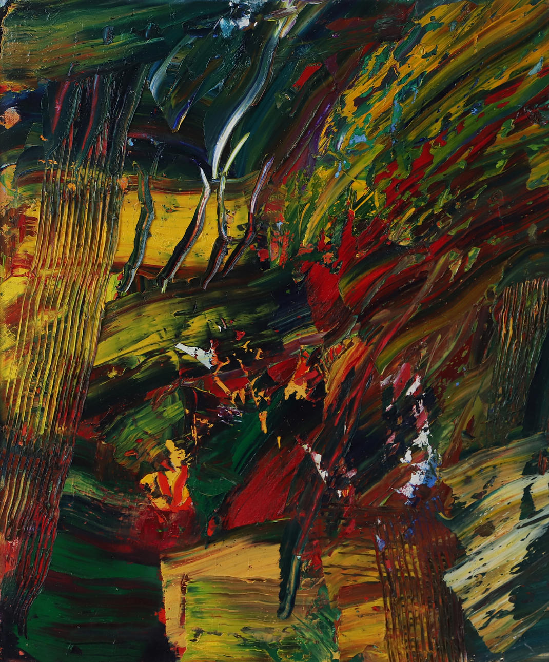 LARS BERTLE. “My Landscape”, oil on canvas, signed Bertle.