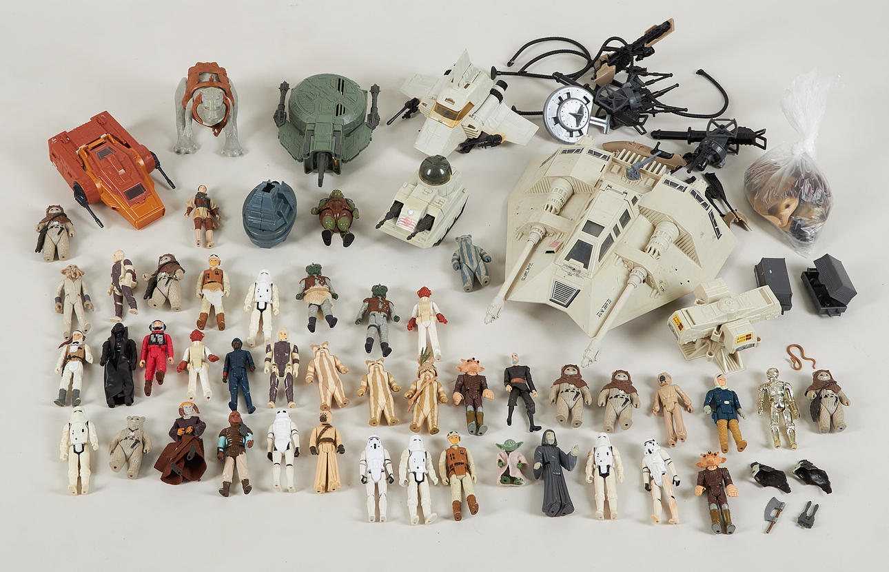 STAR WARS, SPIELZEUG, viel, 1980/90er.