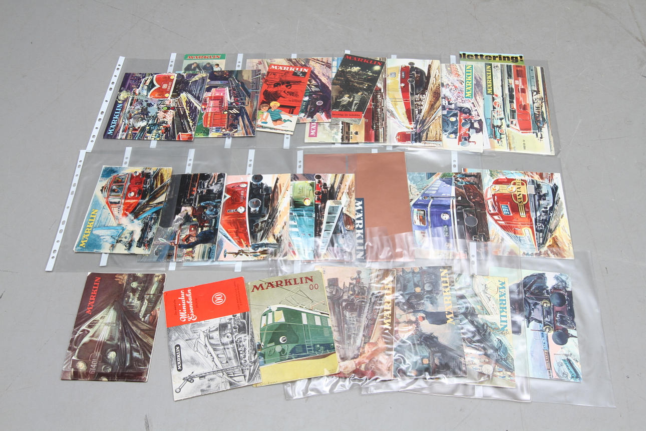 MÄRKLIN kataloger 20 stycken 1939 - 1969.