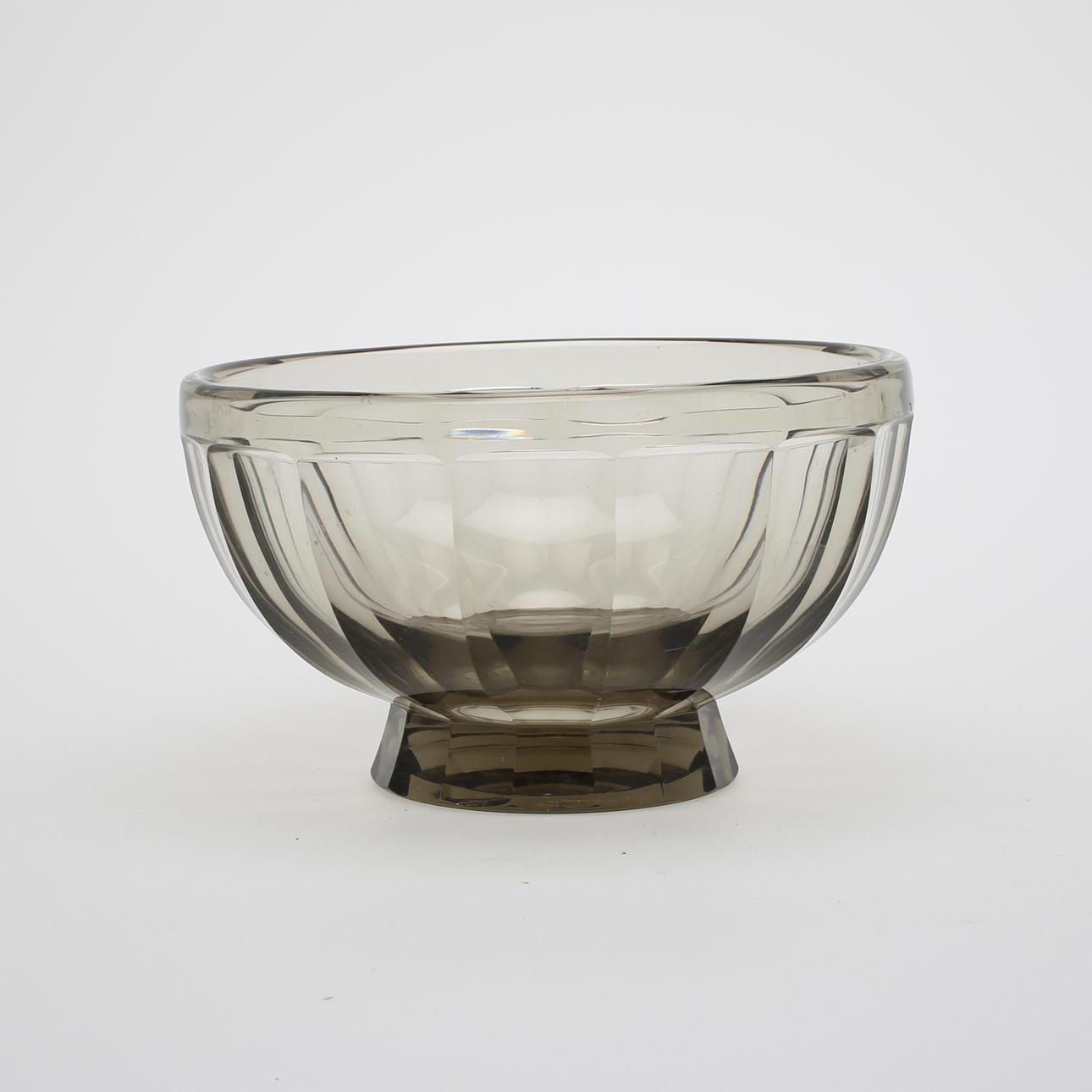 SKÅL, glas, troligen Gerda Strömberg Strömbergshyttan.