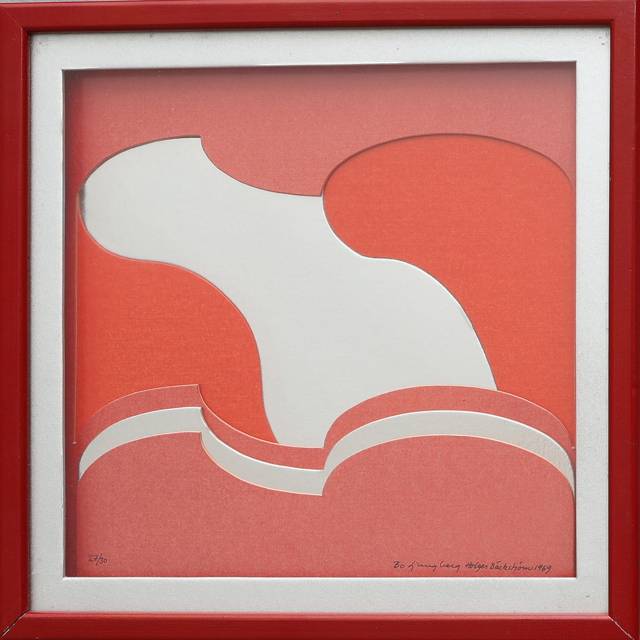 HOLGER BÄCKSTRÖM OCH BO LJUNGBERG. MULTIPLE, 1969.