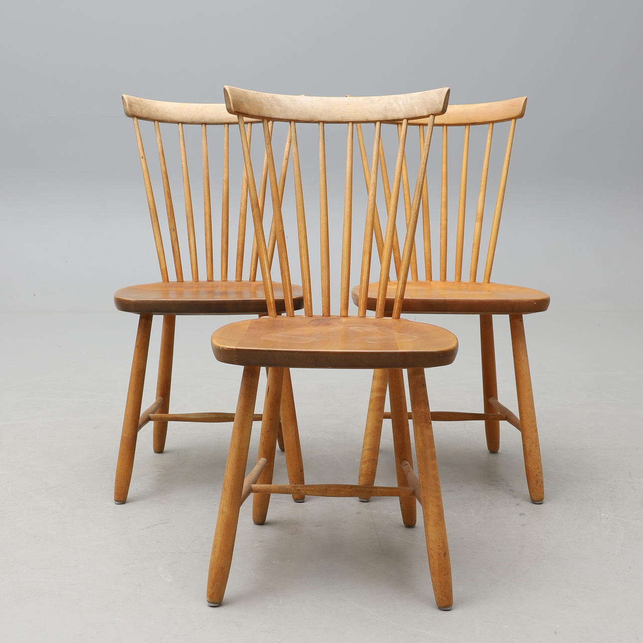 CARL MALMSTEN. Stolar, 3 st, Lilla Åland.