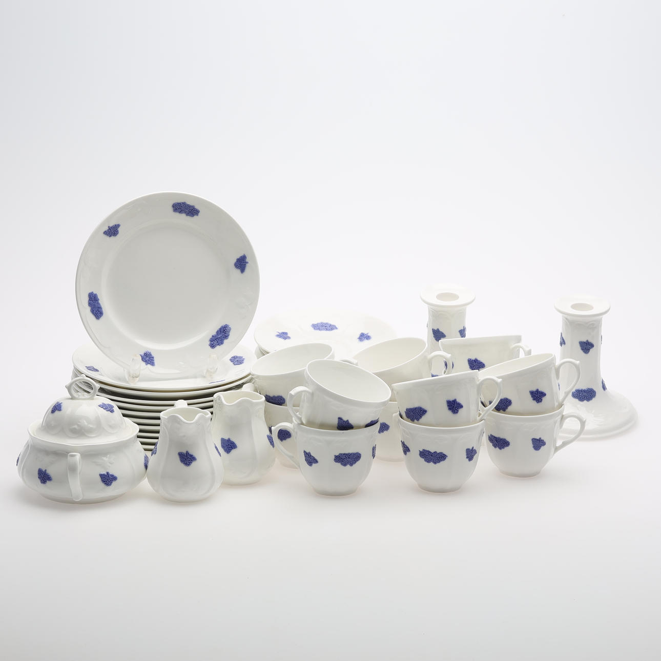 COFFEE SET 41 pieces “Blå Blom” Gustavsberg.