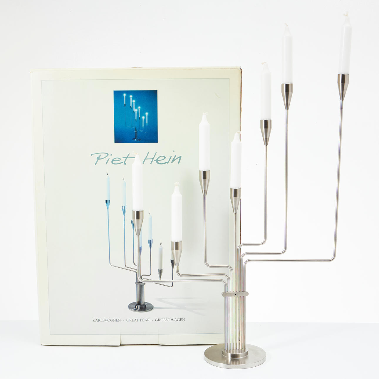 PIET HEIN. Candelabro, «Karlavagnen».