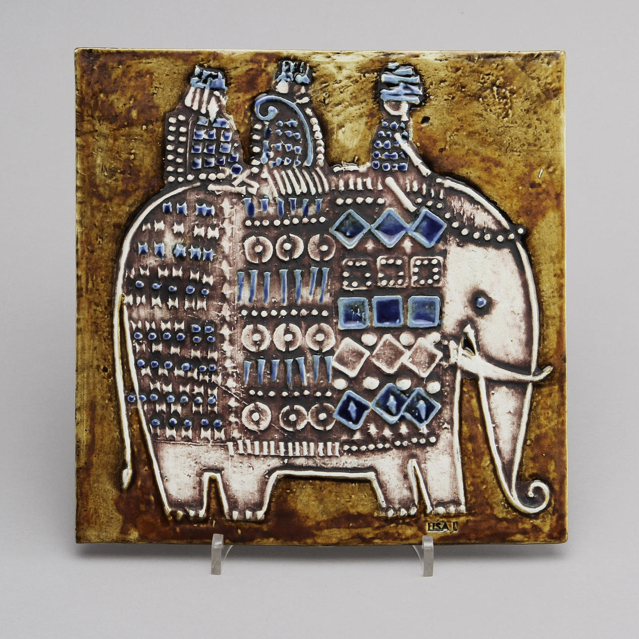 VÄGGRELIEF, stengods, Lisa Larson, Gustavsberg.