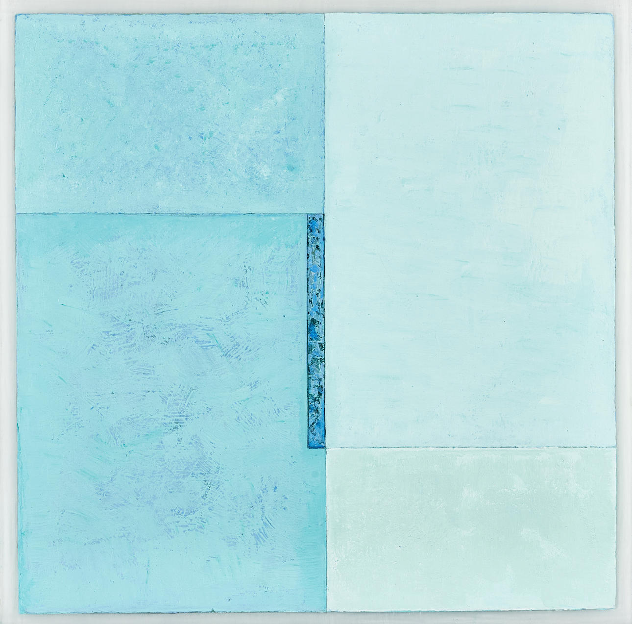 KERSTIN HEDMAN (born 1948), Concrete composition, signed and dated atergo 2007, acrylic/mixed media on panel.