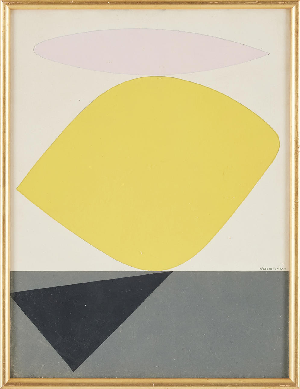 VICTOR VASARELY. „Sauzon“.