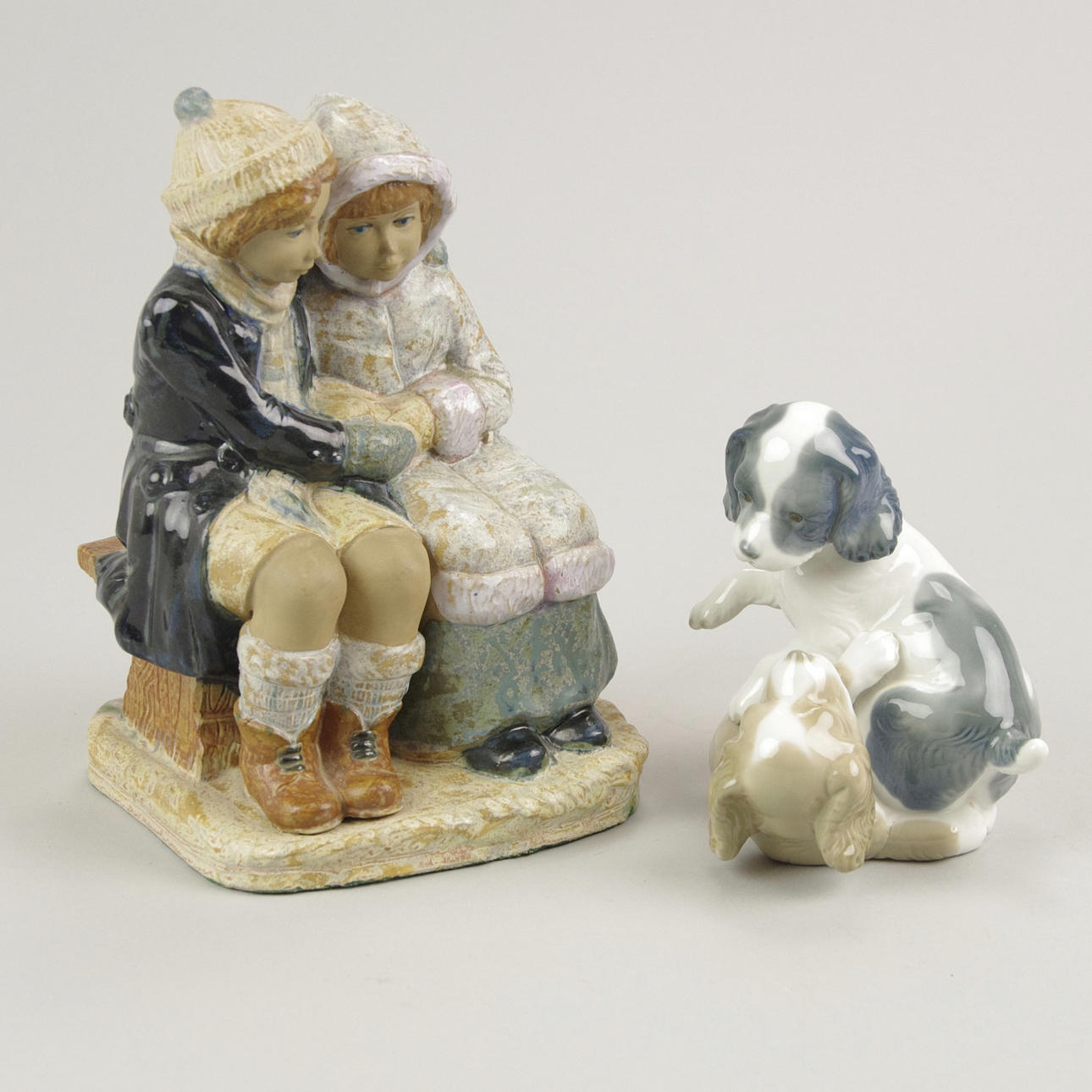 FIGURINER, 2 stycken, Nau.