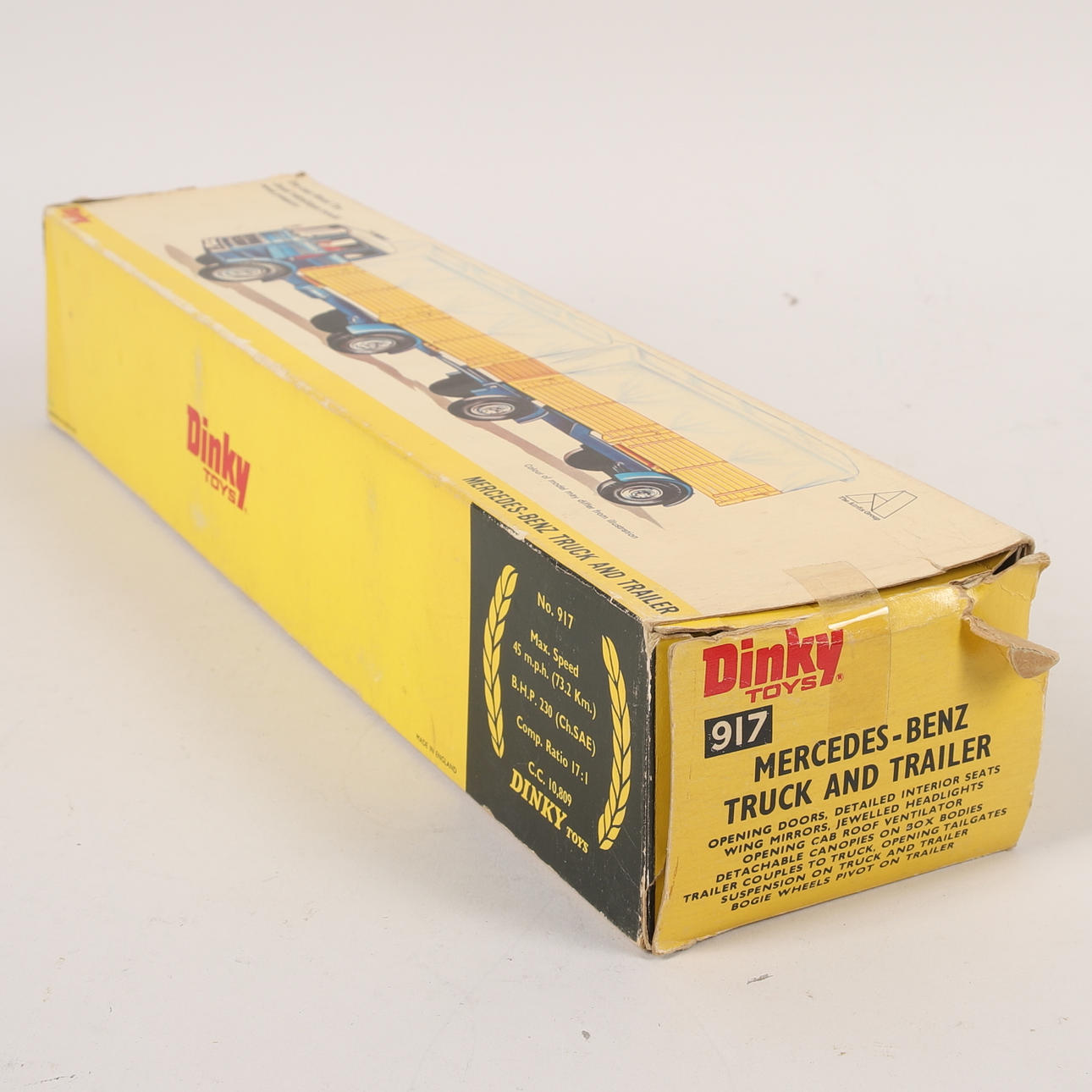 TOY TRUCK, “Mercedes-Benz Truck and Trailer”, Dinky Toys, England
