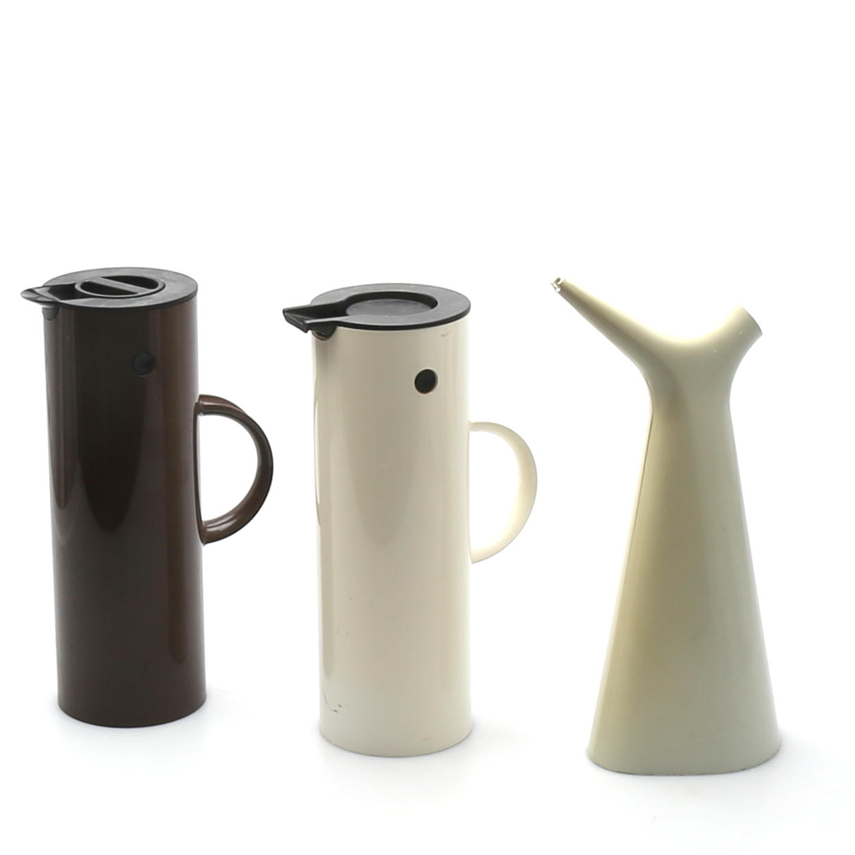 KANNOR, 3 st, Stelton och Gustavsberg.